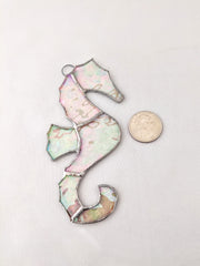 Stained Glass Seahorse Suncatcher