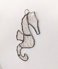 Stained Glass Seahorse Suncatcher