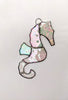 Stained Glass Seahorse Suncatcher