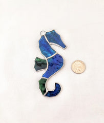 Seahorse Stained Glass Suncatcher