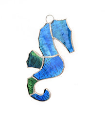 Seahorse Stained Glass Suncatcher