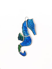 Seahorse Stained Glass Suncatcher