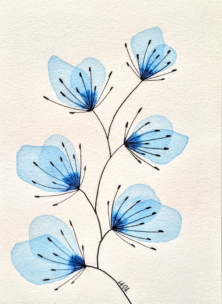 Blue Leaves   #2