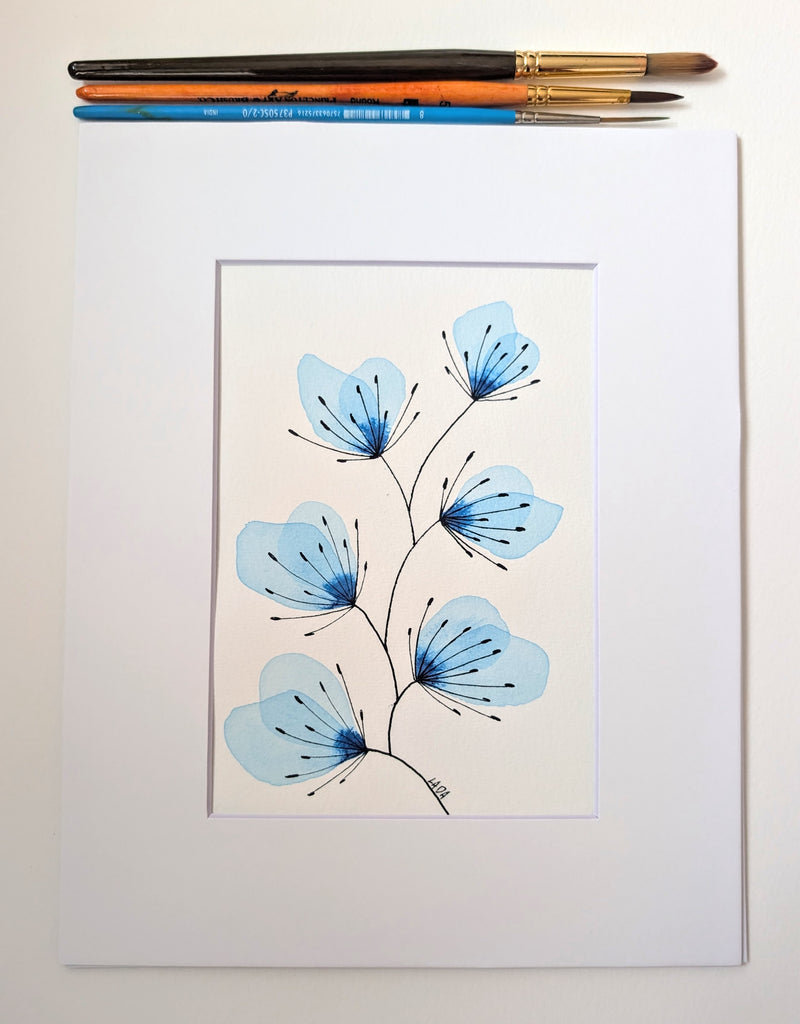 Blue Leaves   #2