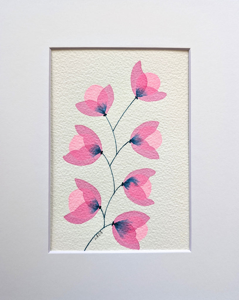 Pink Botanical Bloom #20