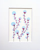 Blue Orbs & Pink Dandelions #10