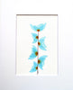 Turquoise Stacked Blooms #11