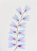 Blue & Pink Petal Branch #16