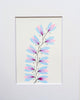 Blue & Pink Petal Branch #16