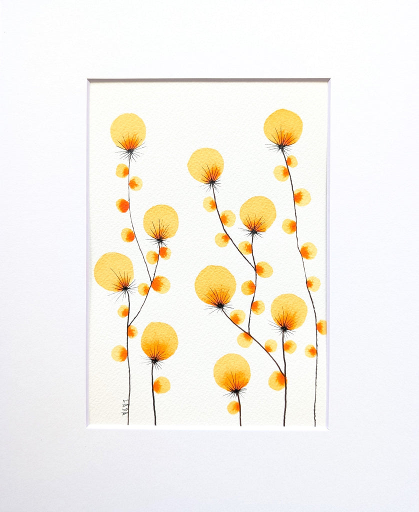 Golden Dandelion Stems #17