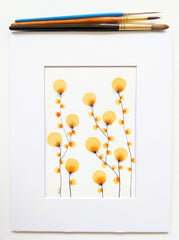 Golden Dandelion Stems #17