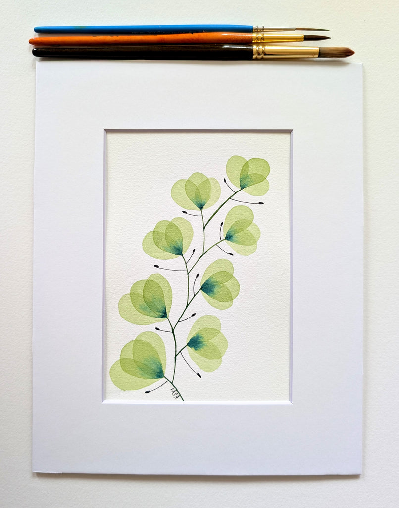 Sage Green Leaf Branch #18