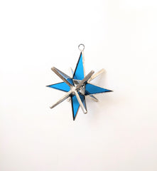 Moravian Star Stained Glass 3D Design