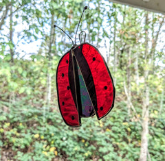 Ladybug Handmade Stained Glass