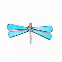 Dragonfly Magnet Handmade Stained Glass