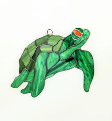 Sea Turtle Handmade Stained Glass