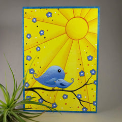 Birds in Sun Art Print