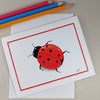 Cute Lady Bug - Blank Card