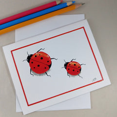 Me and You Lady Bug - Blank Card